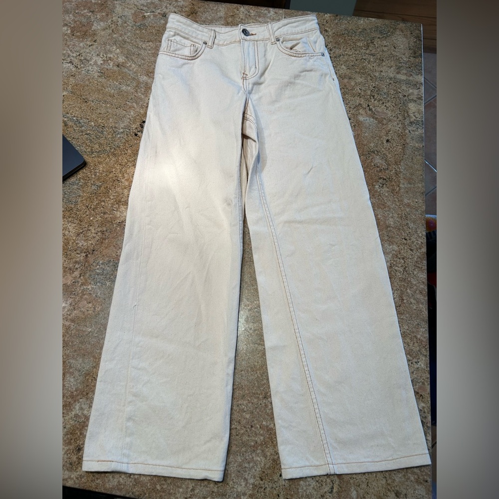 Wide leg jeans